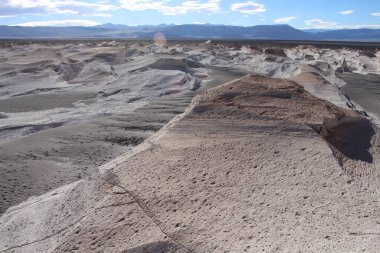 Arjantin 'in kuzeybatısında eşsiz bir sünger taşı tarlası.