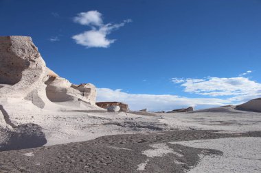 Arjantin 'in kuzeybatısında eşsiz bir sünger taşı tarlası.