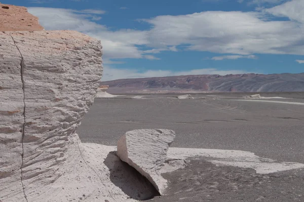 Arjantin 'in kuzeybatısında eşsiz bir sünger taşı tarlası.