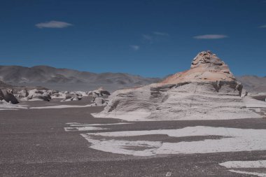 Arjantin 'in kuzeybatısında eşsiz bir sünger taşı tarlası.