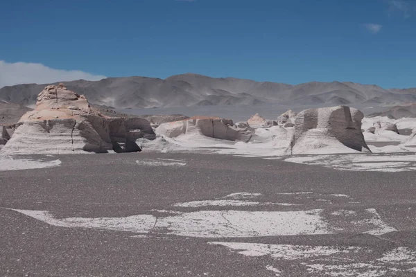 Arjantin 'in kuzeybatısında eşsiz bir sünger taşı tarlası.