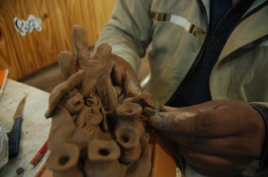 Arjantin 'in kuzeyinden zanaatkarların elleri