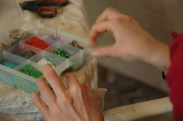 Hands Artisans North Argentina — Zdjęcie stockowe