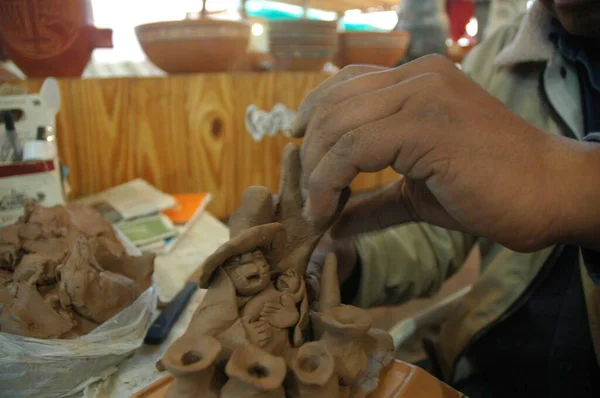 Hands Artisans North Argentina — Stok fotoğraf