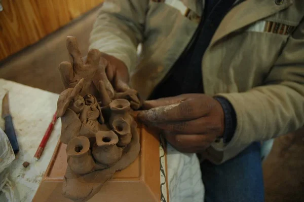 Hands Artisans North Argentina — Foto Stock