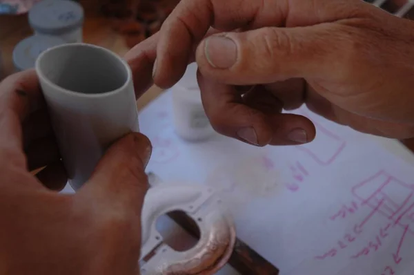 Hands Artisans North Argentina — Foto Stock