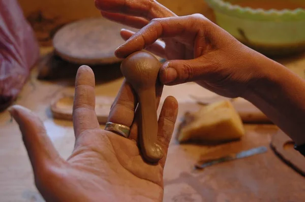 Χέρια Τεχνιτών Από Βόρεια Αργεντινή — Φωτογραφία Αρχείου
