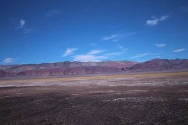 Arjantin Puna 'nın inanılmaz volkanik ve çöl manzarası