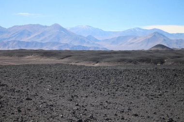 Arjantin Puna 'nın inanılmaz volkanik ve çöl manzarası