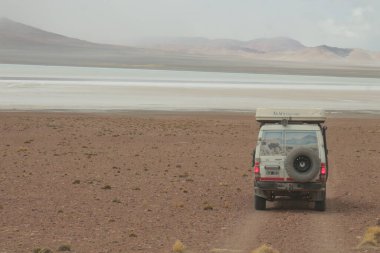 Arjantin Puna 'nın inanılmaz volkanik ve çöl manzarası