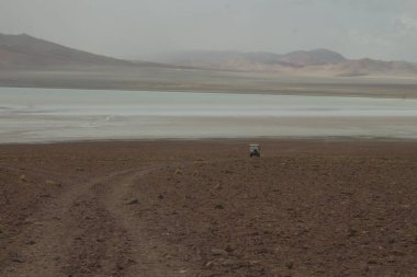 Arjantin Puna 'nın inanılmaz volkanik ve çöl manzarası