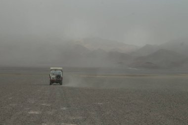 Arjantin Puna 'nın inanılmaz volkanik ve çöl manzarası