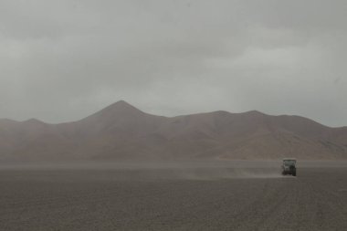 Arjantin Puna 'nın inanılmaz volkanik ve çöl manzarası