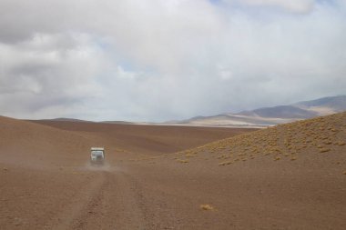 Arjantin Puna 'nın inanılmaz volkanik ve çöl manzarası