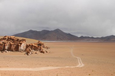 Arjantin Puna 'nın inanılmaz volkanik ve çöl manzarası