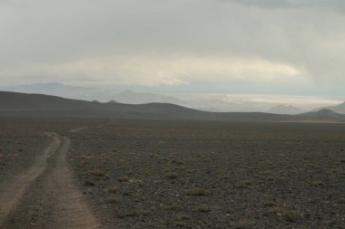 Arjantin Puna 'nın inanılmaz volkanik ve çöl manzarası
