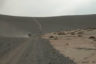 Arjantin Puna 'nın inanılmaz volkanik ve çöl manzarası