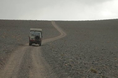 Arjantin Puna 'nın inanılmaz volkanik ve çöl manzarası