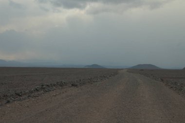 Arjantin Puna 'nın inanılmaz volkanik ve çöl manzarası
