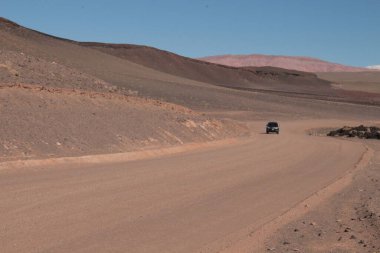 Arjantin Puna 'nın inanılmaz volkanik ve çöl manzarası