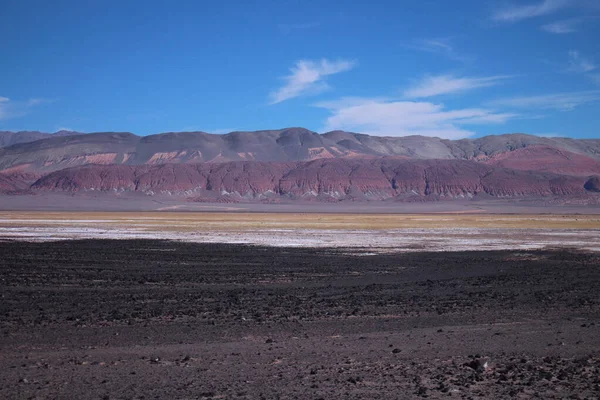 Incredible Volcanic Desert Landscape Argentine Puna — Stockfoto