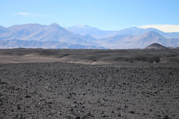 Arjantin Puna 'nın inanılmaz volkanik ve çöl manzarası