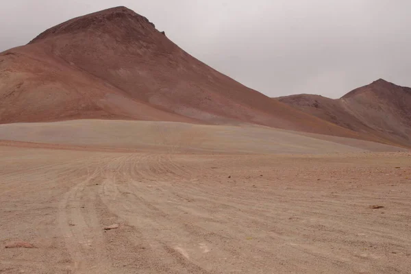 Incredible Volcanic Desert Landscape Argentine Puna — Stockfoto