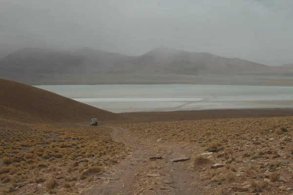 Incredible Volcanic Desert Landscape Argentine Puna — Stock fotografie