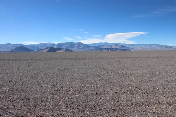 Incredible Volcanic Desert Landscape Argentine Puna 스톡 사진