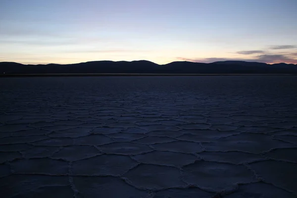 Sunrise Northwestern Argentinian Salt Flat — Foto Stock