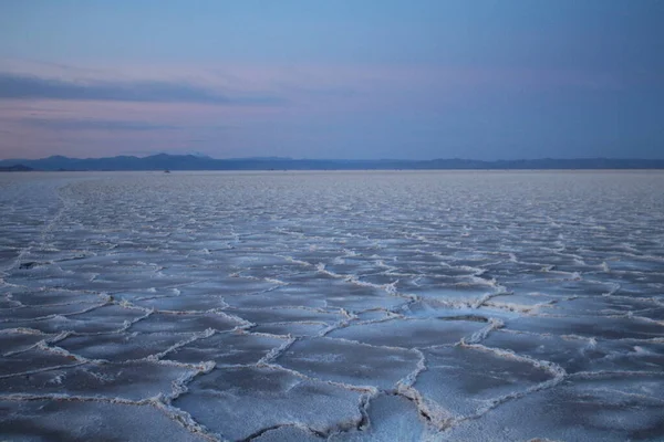 Sunrise Northwestern Argentinian Salt Flat — Stockfoto