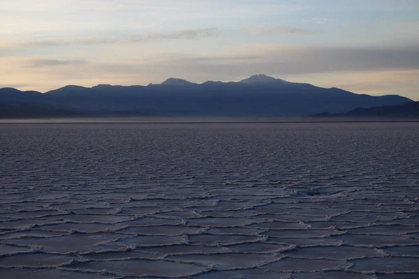 Sunrise Northwestern Argentinian Salt Flat — Foto Stock