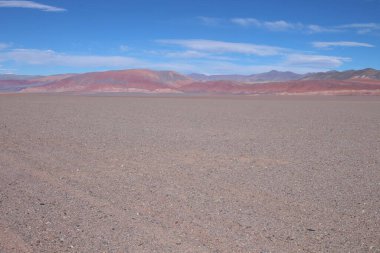 Arjantin Puna 'nın inanılmaz volkanik ve çöl manzarası