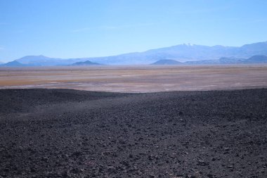 Arjantin Puna 'nın inanılmaz volkanik ve çöl manzarası