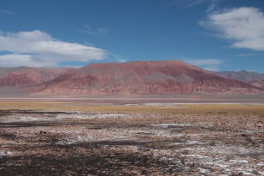 Arjantin Puna 'nın inanılmaz volkanik ve çöl manzarası