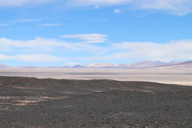 Arjantin Puna 'nın inanılmaz volkanik ve çöl manzarası