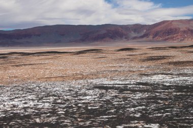 Arjantin Puna 'nın inanılmaz volkanik ve çöl manzarası