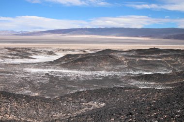 Arjantin Puna 'nın inanılmaz volkanik ve çöl manzarası