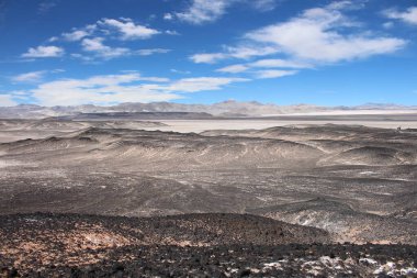 Arjantin Puna 'nın inanılmaz volkanik ve çöl manzarası