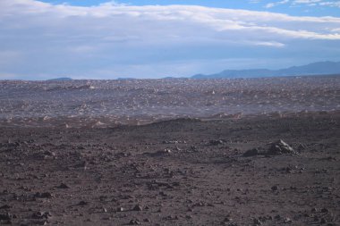 Arjantin Puna 'nın inanılmaz volkanik ve çöl manzarası