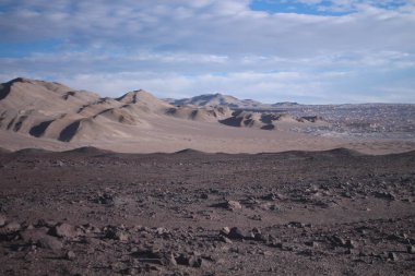 Arjantin Puna 'nın inanılmaz volkanik ve çöl manzarası