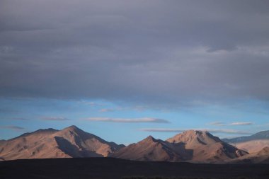 Arjantin Puna 'nın inanılmaz volkanik ve çöl manzarası