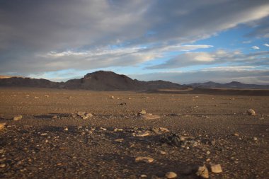 Arjantin Puna 'nın inanılmaz volkanik ve çöl manzarası