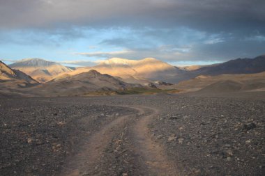 Arjantin Puna 'nın inanılmaz volkanik ve çöl manzarası