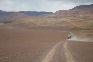 Arjantin Puna 'nın inanılmaz volkanik ve çöl manzarası