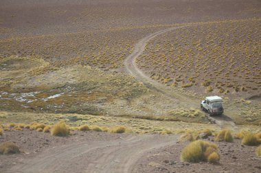 Arjantin Puna 'nın inanılmaz volkanik ve çöl manzarası