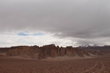 Arjantin Puna 'nın inanılmaz volkanik ve çöl manzarası