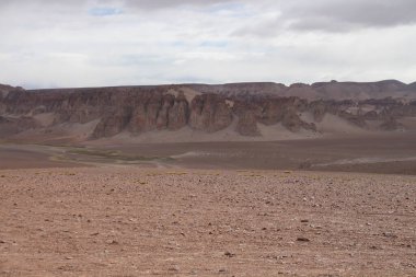 Arjantin Puna 'nın inanılmaz volkanik ve çöl manzarası