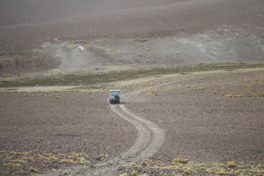 Arjantin Puna 'nın inanılmaz volkanik ve çöl manzarası