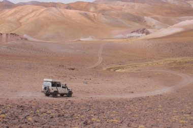Arjantin Puna 'nın inanılmaz volkanik ve çöl manzarası